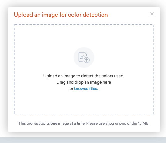 Color Palette Detection – Help Center